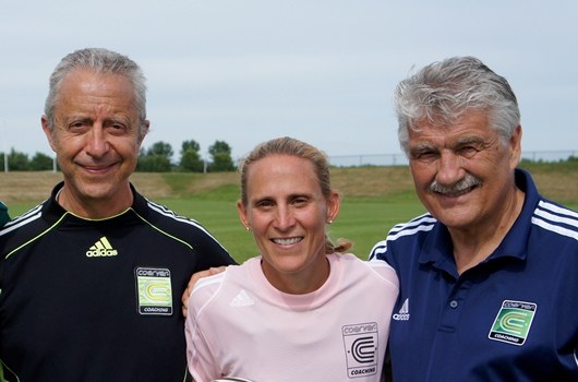 Kristine Lilly, Alfred Galustian & Charlie Cooke